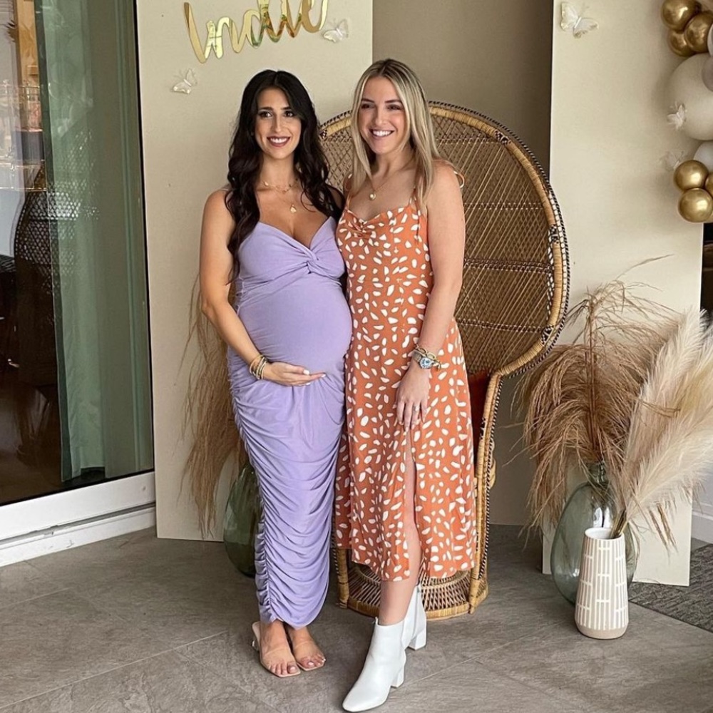 Orange Midi Dress LuLus